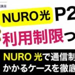 【NURO光】P2Pの利用制限って？NURO光で通信制限がかかるケースを徹底解説